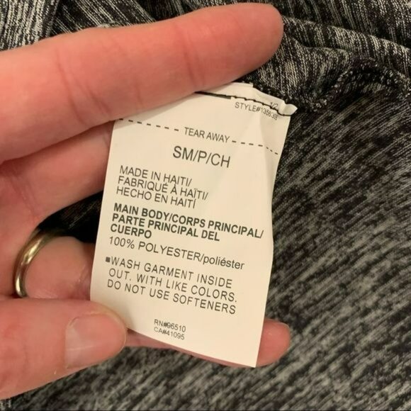 Under armour women’s short sleeve v neck gray marl marbled t-shirt with logo - S - Picture 5 of 9